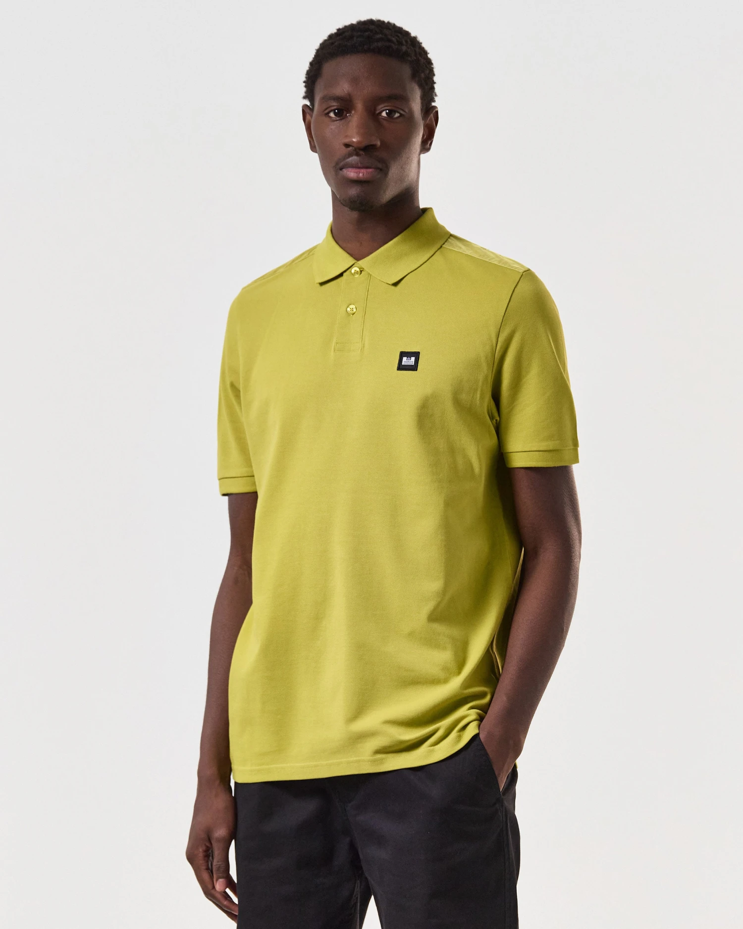Weekend Offender Brant Polo Shirt Limeish Green 3 Weekend Offender Brant Polo Shirt Limeish Green - Image 3