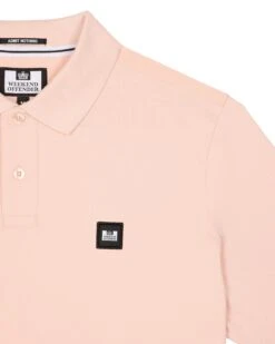 Weekend Offender Brant Polo Shirt Nectar Pink -Warm Knit Wear Sales POSS2403 BRANT NECTAR 7817