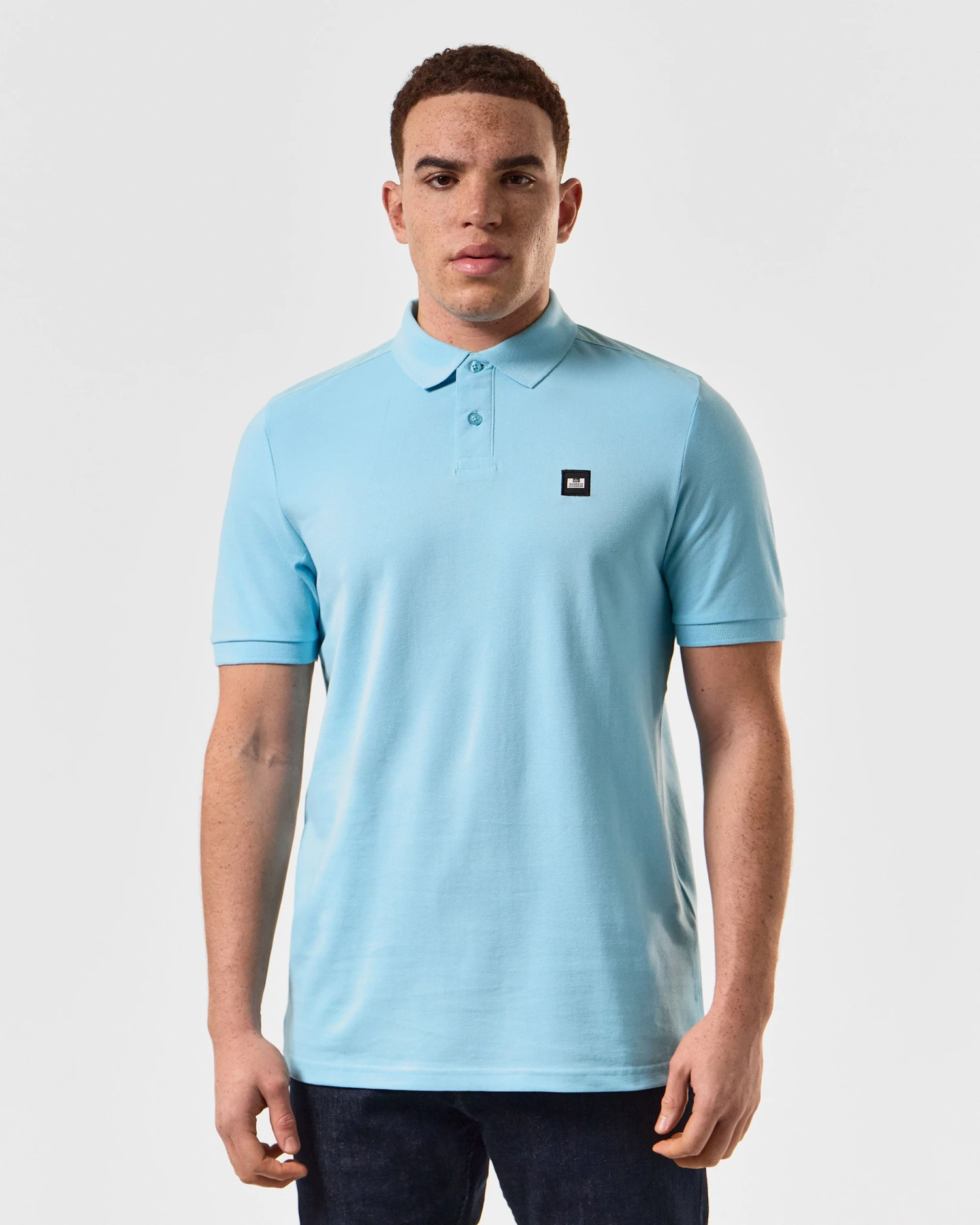 Weekend Offender Brant Polo Shirt Saltwater Blue 3 Weekend Offender Brant Polo Shirt Saltwater Blue - Image 3