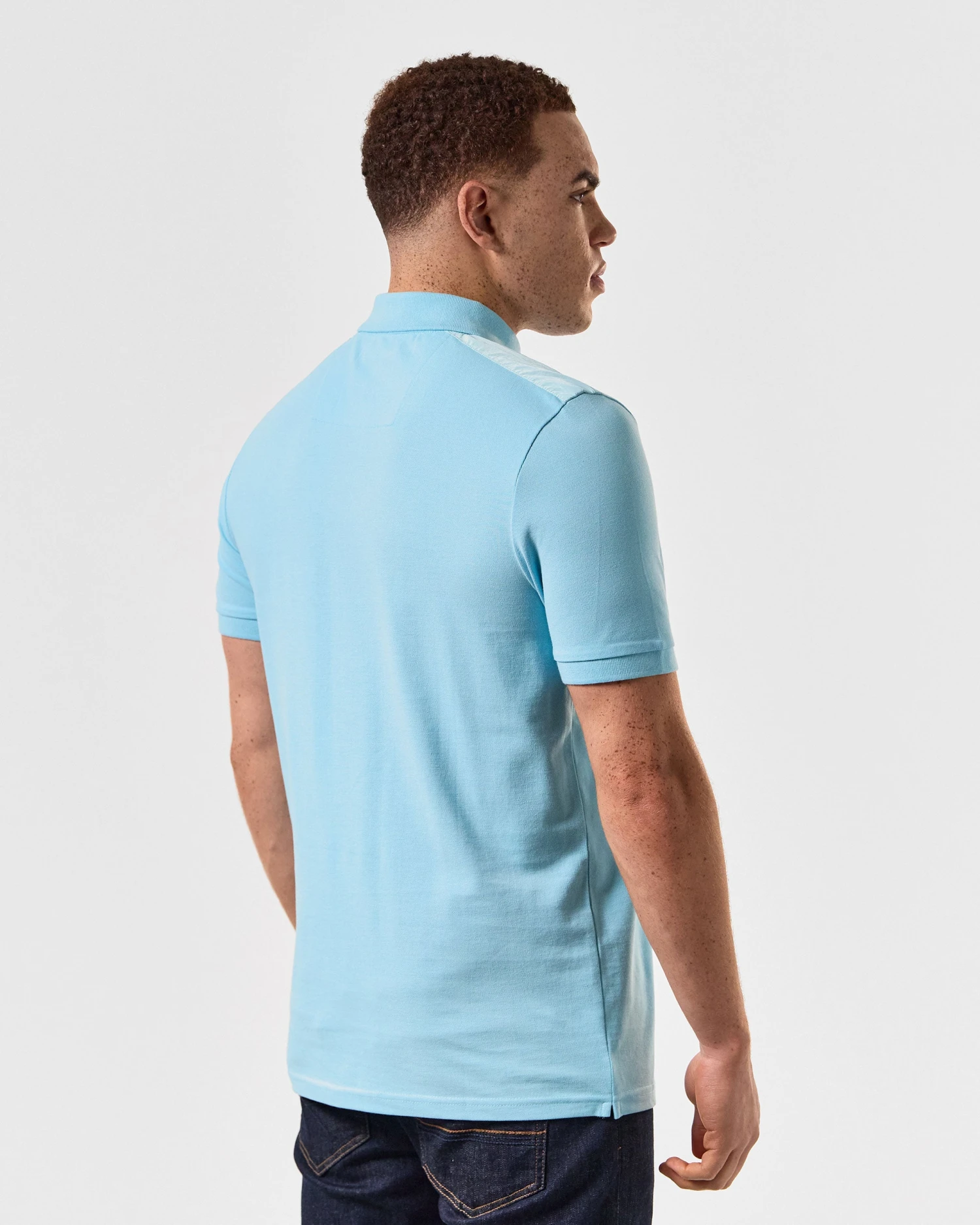 Weekend Offender Brant Polo Shirt Saltwater Blue 4 Weekend Offender Brant Polo Shirt Saltwater Blue - Image 4