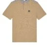 Weekend Offender Costa Polo Shirt Cognac Brown