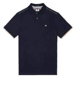 Weekend Offender Sakai Polo Shirt Navy - Plus Size