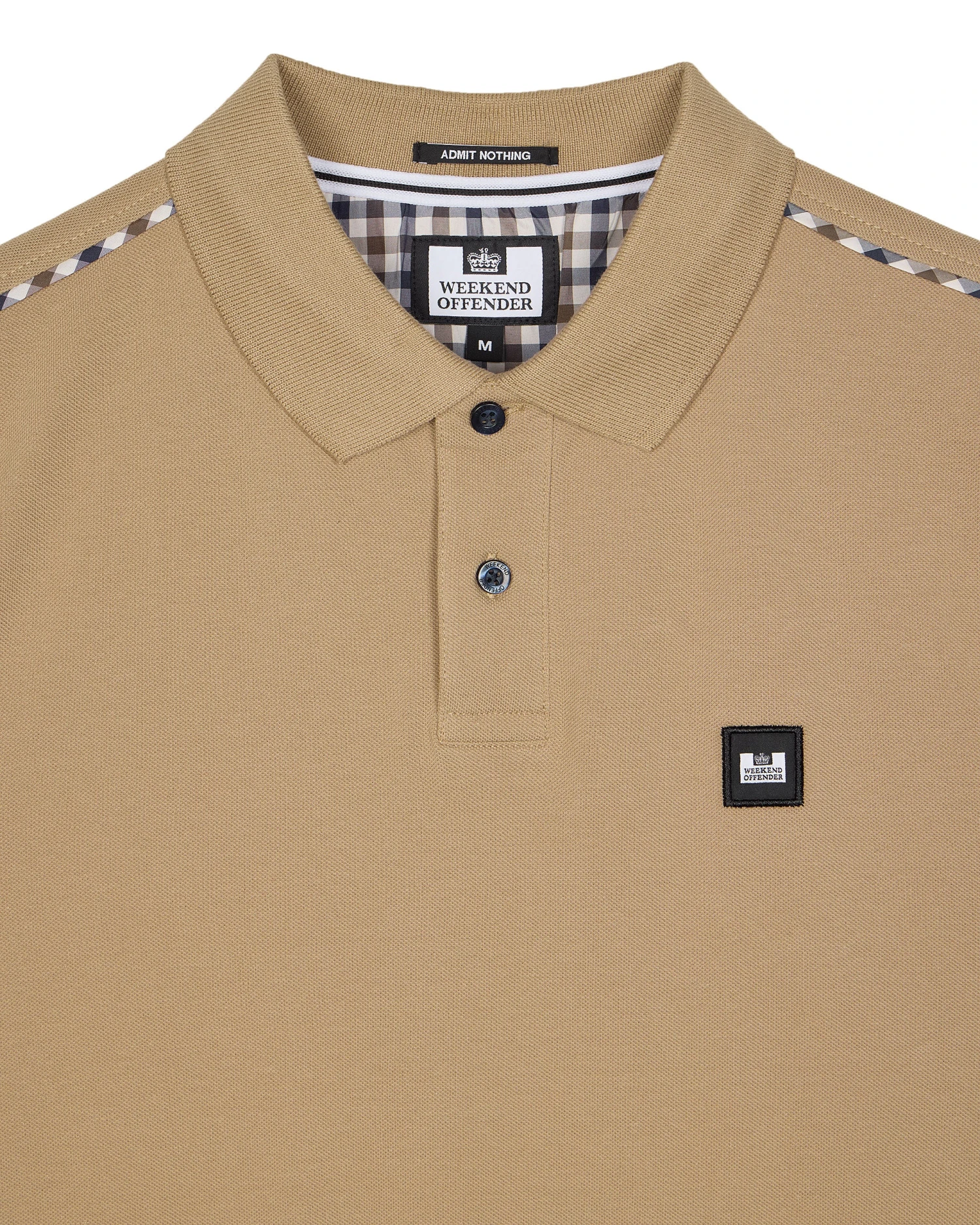Weekend Offender Sakai Polo Shirt Cognac Brown - Plus Size 5 Weekend Offender Sakai Polo Shirt Cognac Brown - Plus Size - Image 5