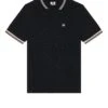 Weekend Offender Levanto Polo Shirt Black/Alabaster
