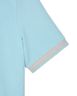 Weekend Offender Levanto Polo Shirt Saltwater Blue/Alabaster -Warm Knit Wear Sales POSS2408 LEVANTO SALTWATER 10689