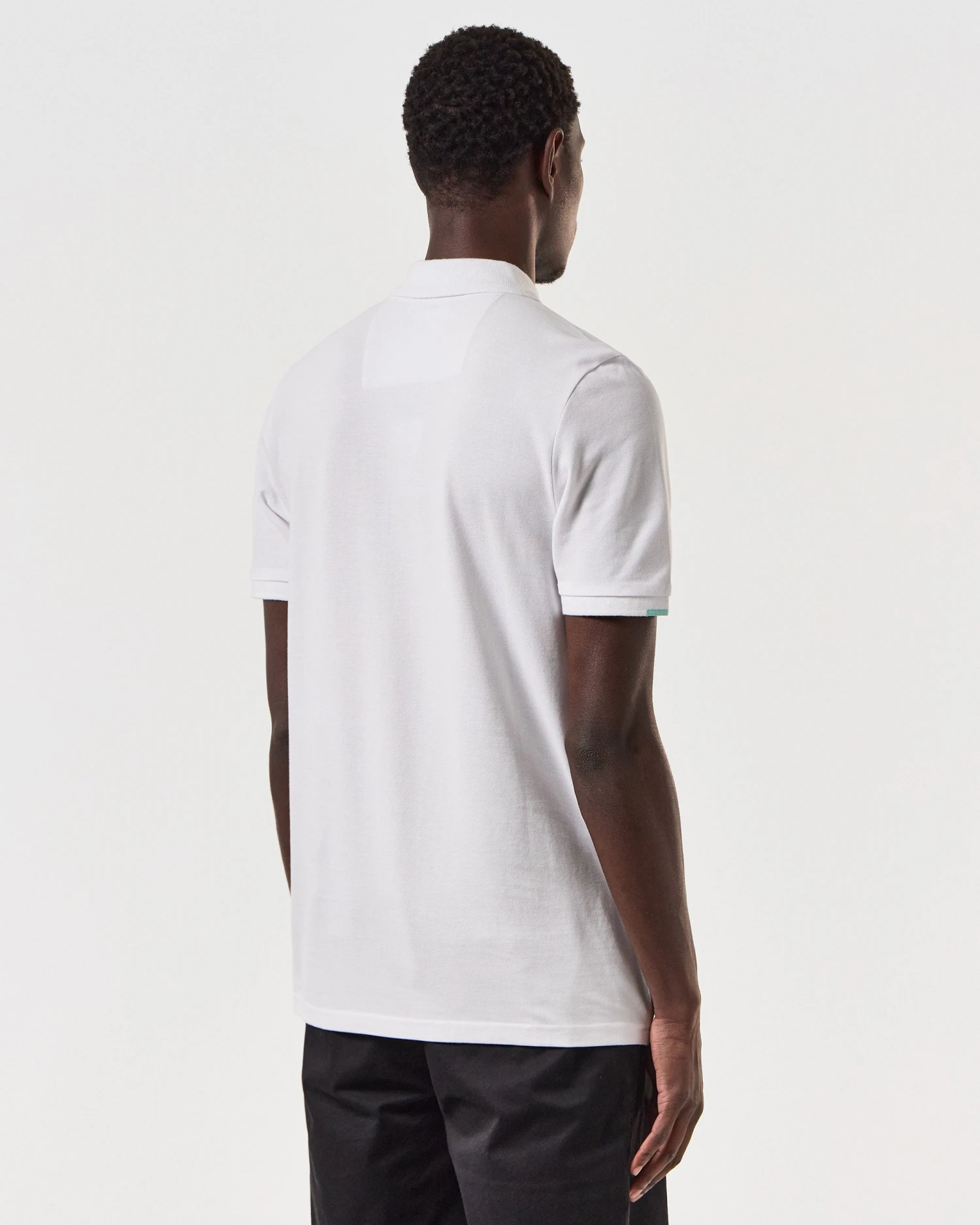 Weekend Offender Rivas Polo Shirt White/Celeste Blue 5 Weekend Offender Rivas Polo Shirt White/Celeste Blue - Image 5