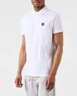 Weekend Offender Monteray Mercerised Polo Shirt White -Warm Knit Wear Sales POSSS2310 MONTERAY WHITE 50432