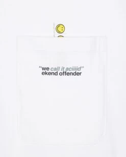 Weekend Offender Aciiid Oversized Graphic T-Shirt White -Warm Knit Wear Sales PTAW23 09 ACIIID WHITE 2204