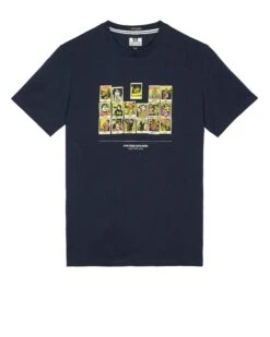 Weekend Offender Polaroids Graphic T-Shirt Navy