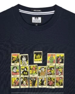 Weekend Offender Polaroids Graphic T-Shirt Navy -Warm Knit Wear Sales PTAW23 13 POLAROIDS NAVY 2146