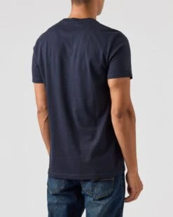 Weekend Offender Eric Graphic T-Shirt Navy -Warm Knit Wear Sales PTAW2301 ERIC NAVY 0279