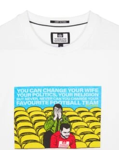 Weekend Offender Eric Graphic T-Shirt White -Warm Knit Wear Sales PTAW2301 ERIC WHITE 6944