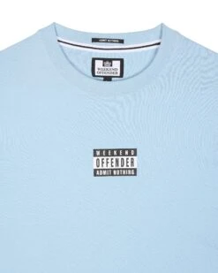 Weekend Offender Explicit Graphic T-Shirt Winter Sky Blue -Warm Knit Wear Sales PTAW2307 EXPLICIT WINTER SKY 6934