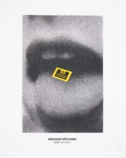 Weekend Offender Trip Graphic T-Shirt White -Warm Knit Wear Sales PTAW2308 TRIP WHITE 6126