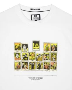 Weekend Offender Polaroids Graphic T-Shirt White -Warm Knit Wear Sales PTAW2313 POLAROIDS WHITE 6133