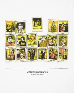 Weekend Offender Polaroids Graphic T-Shirt White -Warm Knit Wear Sales PTAW2313 POLAROIDS WHITE 6135