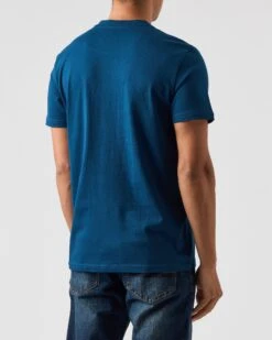 Weekend Offender Bonpensiero Graphic T-Shirt Juniper Blue -Warm Knit Wear Sales PTAW2316 BONPENSIERO JUNIPER 0340 MODEL