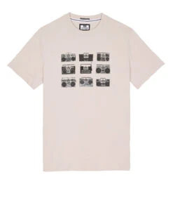 Weekend Offender Boombox Graphic T-Shirt Pumice