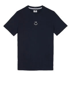 Weekend Offender Smile Graphic T-Shirt Navy