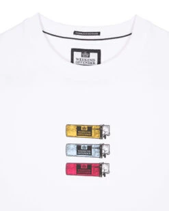 Weekend Offender Clipper Graphic T-Shirt White -Warm Knit Wear Sales PTSS23 14 CLIPPER WHITE 3341