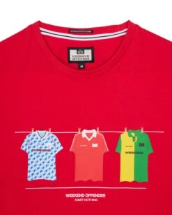 Weekend Offender United Shirts T-Shirt Red -Warm Knit Wear Sales PTSS23 MANCHESTER UNITED RED 0180