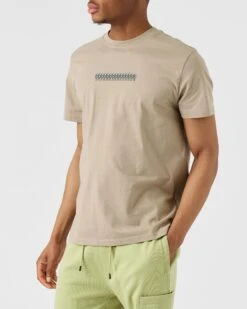 Weekend Offender Peace Graphic T-Shirt Bark -Warm Knit Wear Sales PTSS2309 PEACE BARK 5067