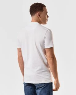 Weekend Offender Keyte Graphic T-Shirt White -Warm Knit Wear Sales PTSS2401 FOREVER WHITE 4724 MODEL