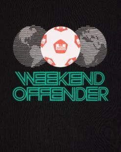 Weekend Offender Mexico Graphic T-Shirt Black -Warm Knit Wear Sales PTSS2402 MEXICO BLACK 7199