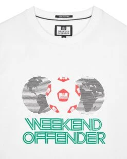 Weekend Offender Mexico Graphic T-Shirt White -Warm Knit Wear Sales PTSS2402 MEXICO WHITE 2954