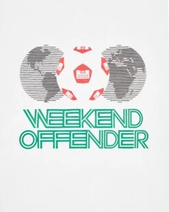 Weekend Offender Mexico Graphic T-Shirt White -Warm Knit Wear Sales PTSS2402 MEXICO WHITE 2955