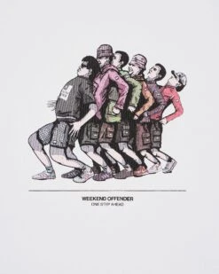 Weekend Offender Madness Graphic T-Shirt White -Warm Knit Wear Sales PTSS2405 MADNESS WHITE 3456 f798ab4f 9047 40c9 ba99 089816c37061
