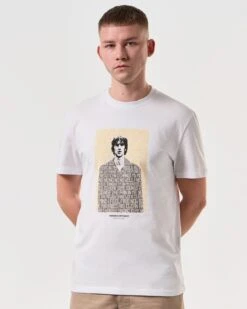 Weekend Offender Symphony Graphic T-Shirt White -Warm Knit Wear Sales PTSS2407 SYMPHONY WHITE 5763 MODEL