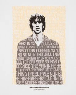 Weekend Offender Symphony Graphic T-Shirt White -Warm Knit Wear Sales PTSS2407 SYMPHONY WHITE 7186