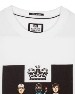 Weekend Offender Seventy-Two Graphic T-Shirt White -Warm Knit Wear Sales PTSS2408 SEVENTY TWO WHITE 7171copy