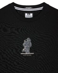 Weekend Offender Reggie Graphic T-Shirt Black -Warm Knit Wear Sales PTSS2411 REGGIE BLACK 3356
