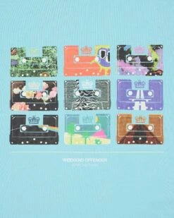 Weekend Offender Hanover Graphic T-Shirt Saltwater Blue -Warm Knit Wear Sales PTSS2412 HANOVER SALTWATER 7646