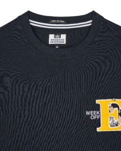 Weekend Offender Ryder Graphic T-Shirt Navy -Warm Knit Wear Sales PTSS2412 RYDER NAVY 3433