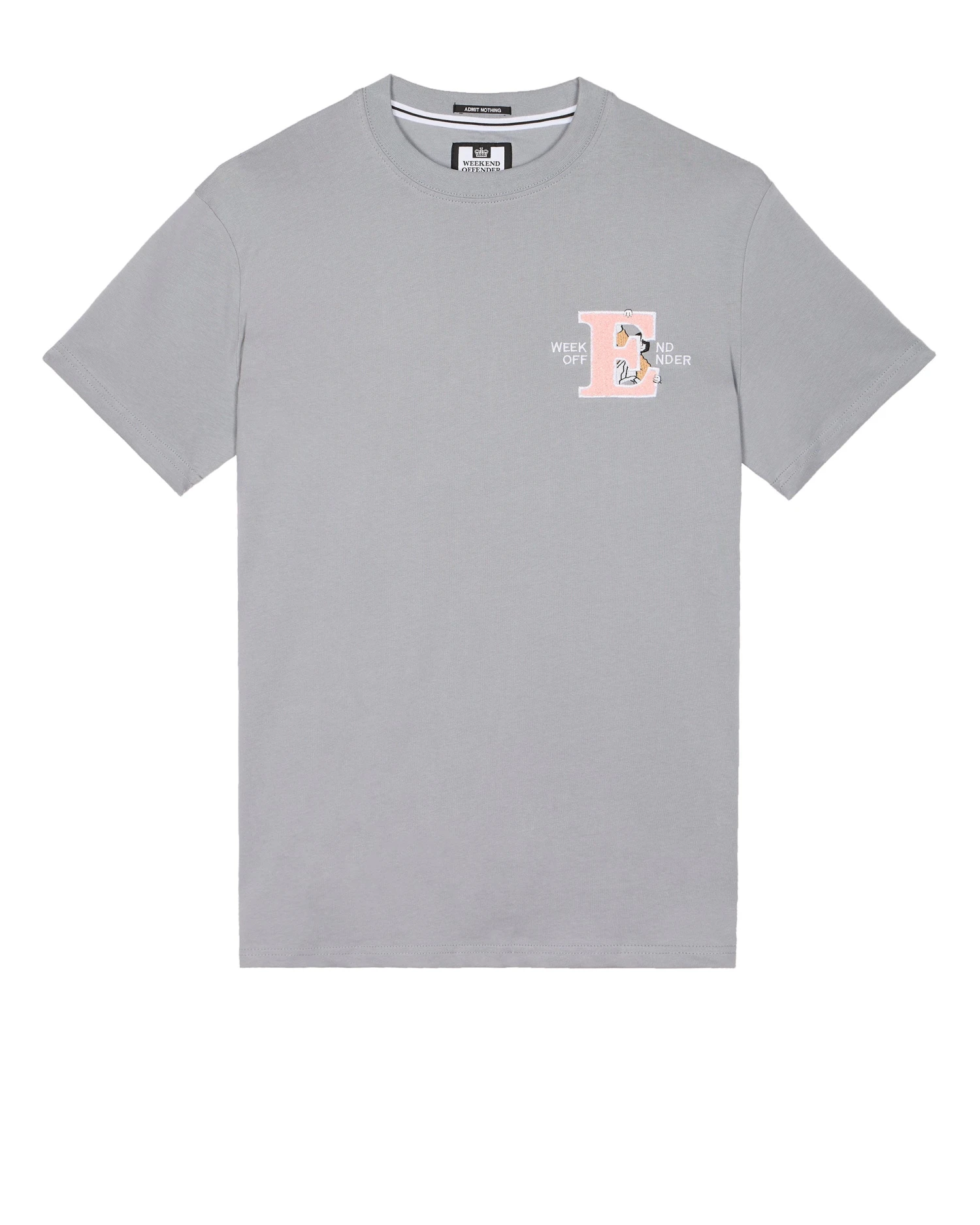 Weekend Offender Ryder Graphic T-Shirt Smokey Grey 1 Weekend Offender Ryder Graphic T-Shirt Smokey Grey
