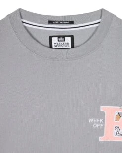 Weekend Offender Ryder Graphic T-Shirt Smokey Grey 10 Weekend Offender Ryder Graphic T-Shirt Smokey Grey -Warm Knit Wear Sales PTSS2412 RYDER SMOKEY 7624