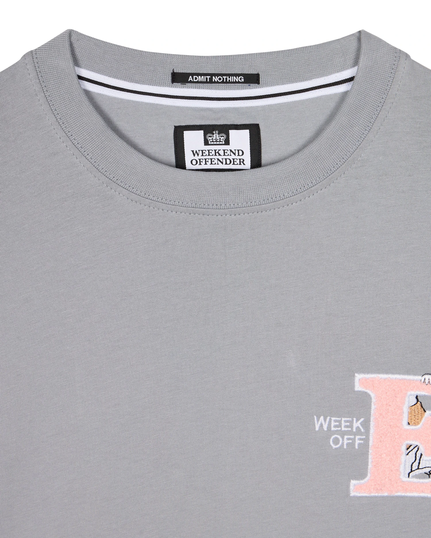 Weekend Offender Ryder Graphic T-Shirt Smokey Grey 5 Weekend Offender Ryder Graphic T-Shirt Smokey Grey - Image 5