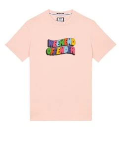 Weekend Offender Hallelujah Graphic T-Shirt Nectar Pink