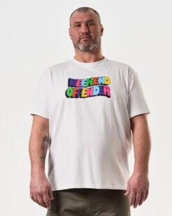 Weekend Offender Hallelujah Graphic T-Shirt White - Plus Size -Warm Knit Wear Sales PTSS2413X HALLELUJAH WHITE 8091 PLUS