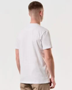 Weekend Offender Symphony Graphic T-Shirt White -Warm Knit Wear Sales PTSS2414 PYRAMID WHITE 5783 MODEL