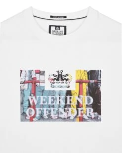 Weekend Offender Bissel Graphic T-Shirt White -Warm Knit Wear Sales PTSS2417 BISSEL WHITE 2962