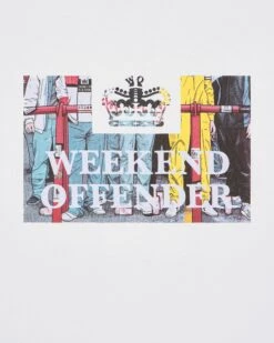 Weekend Offender Bissel Graphic T-Shirt White -Warm Knit Wear Sales PTSS2417 BISSEL WHITE 2964