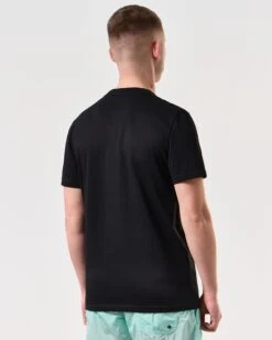 Weekend Offender Keyte Graphic T-Shirt Black -Warm Knit Wear Sales PTSS2419 KEYTE BLACK 6246 MODEL