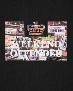 Weekend Offender Keyte Graphic T-Shirt Black -Warm Knit Wear Sales PTSS2419 KEYTE BLACK 7193copy
