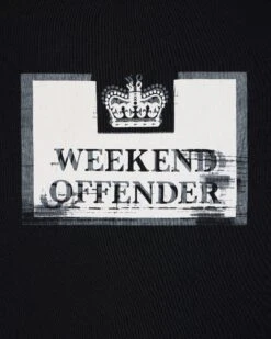 Weekend Offender Bonpensiero Graphic T-Shirt Black -Warm Knit Wear Sales PTSS2420 BONPENSIERO BLACK 7153copy