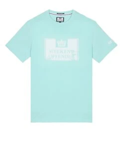 Weekend Offender Bonpensiero Graphic T-Shirt Celeste Green