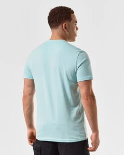 Weekend Offender Bonpensiero Graphic T-Shirt Celeste Green -Warm Knit Wear Sales PTSS2420 BONPENSIERO CELESTE 5287 MODEL